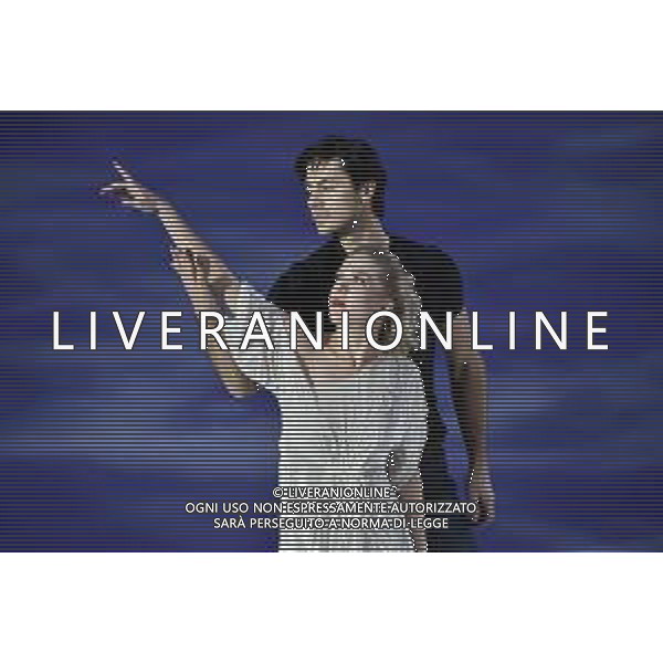 Kaitlyn Weaver (CAN) in coppia con Andrew Poje (CAN) Golden Skate Awards 2019 Milano 30-11-2019 Allianz Cluod PalaLido foto Roberto Garavaglia - ag. Aldo Liverani sas