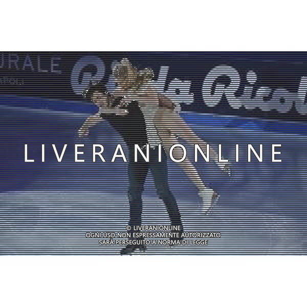 Kaitlyn Weaver (CAN) in coppia con Andrew Poje (CAN) Golden Skate Awards 2019 Milano 30-11-2019 Allianz Cluod PalaLido foto Roberto Garavaglia - ag. Aldo Liverani sas