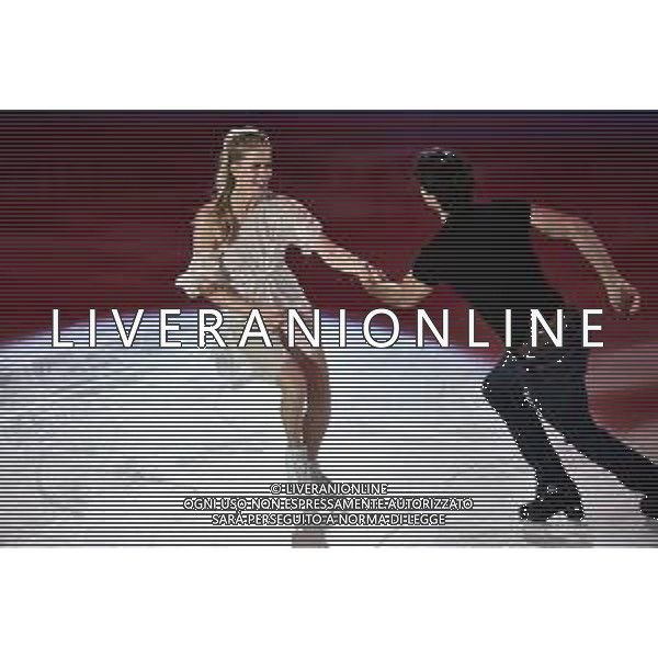 Kaitlyn Weaver (CAN) in coppia con Andrew Poje (CAN) Golden Skate Awards 2019 Milano 30-11-2019 Allianz Cluod PalaLido foto Roberto Garavaglia - ag. Aldo Liverani sas