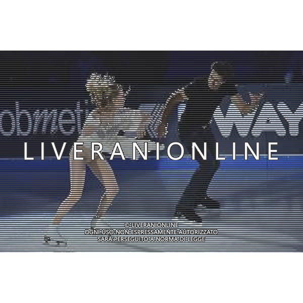 Kaitlyn Weaver (CAN) in coppia con Andrew Poje (CAN) Golden Skate Awards 2019 Milano 30-11-2019 Allianz Cluod PalaLido foto Roberto Garavaglia - ag. Aldo Liverani sas