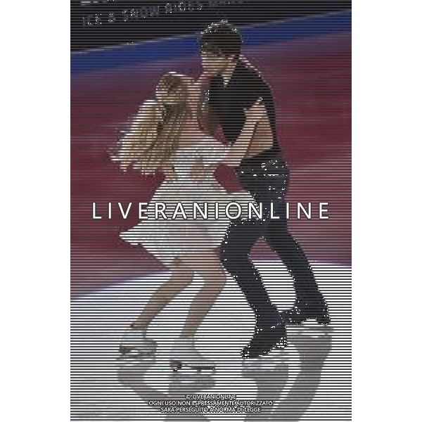 Kaitlyn Weaver (CAN) in coppia con Andrew Poje (CAN) Golden Skate Awards 2019 Milano 30-11-2019 Allianz Cluod PalaLido foto Roberto Garavaglia - ag. Aldo Liverani sas