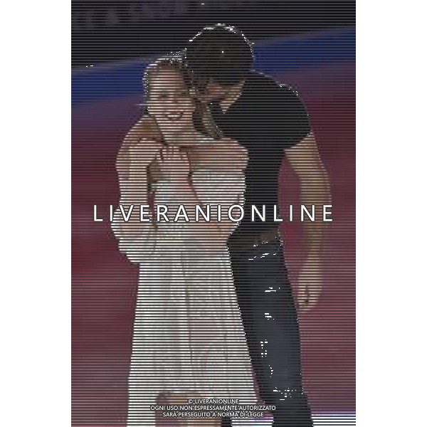 Kaitlyn Weaver (CAN) in coppia con Andrew Poje (CAN) Golden Skate Awards 2019 Milano 30-11-2019 Allianz Cluod PalaLido foto Roberto Garavaglia - ag. Aldo Liverani sas