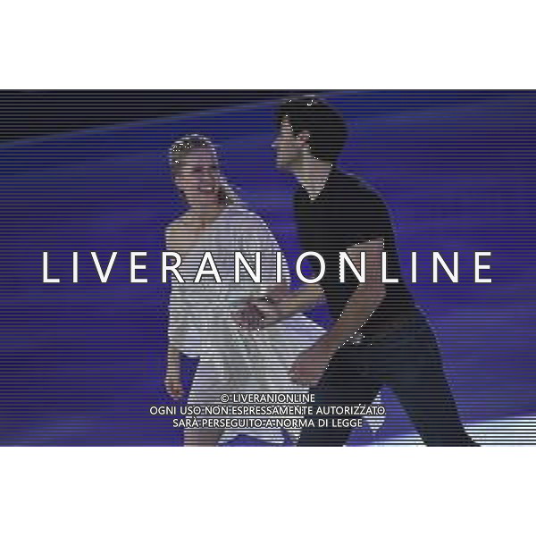 Kaitlyn Weaver (CAN) in coppia con Andrew Poje (CAN) Golden Skate Awards 2019 Milano 30-11-2019 Allianz Cluod PalaLido foto Roberto Garavaglia - ag. Aldo Liverani sas