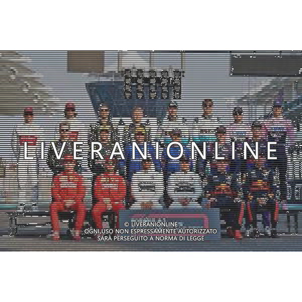 Drivers end of year photograph. 01.12.2019. Formula 1 World Championship, Rd 21, Abu Dhabi Grand Prix, Yas Marina Circuit, Abu Dhabi, Race Day. AG ALDO LIVERANI SAS-ONLY ITALY