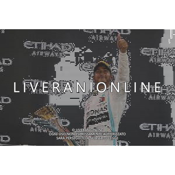 1st place Lewis Hamilton (GBR) Mercedes AMG F1 W10. 01.12.2019. Formula 1 World Championship, Rd 21, Abu Dhabi Grand Prix, Yas Marina Circuit, Abu Dhabi, Race Day. AG ALDO LIVERANI SAS-ONLY ITALY
