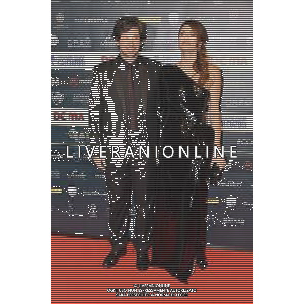Demetrio Albertini con la moglie Uriana Capone Gran Gala’ del Calcio Milano 2-12-2019 Megawatt Court foto Roberto Garavaglia - ag. Aldo Liverani sas