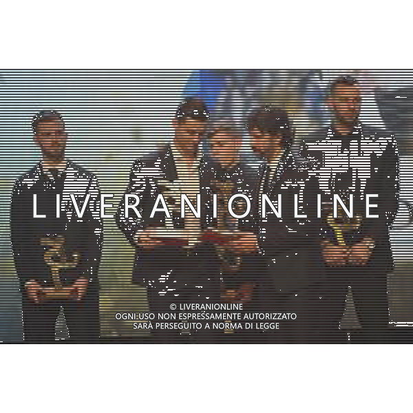 Cristiano Ronaldo premiato come miglior giocatore con Damiano Tommasi Gran Gala’ del Calcio Milano 2-12-2019 Megawatt Court foto Roberto Garavaglia - ag. Aldo Liverani sas