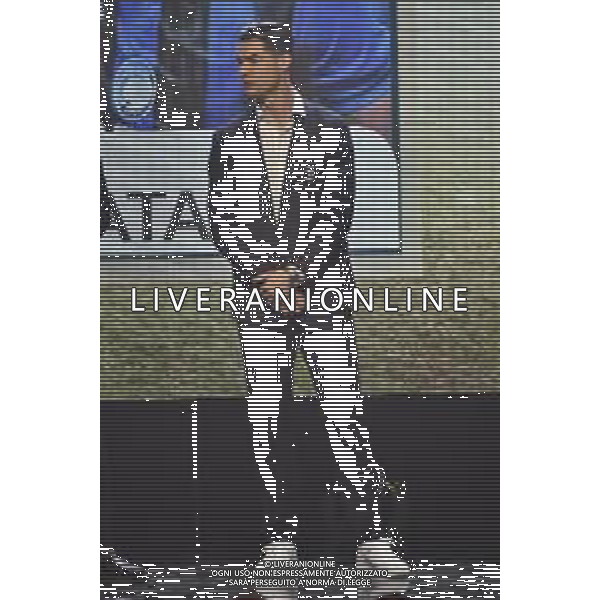 Cristiano Ronaldo (Juventus) sul palco del Gran Gala’ del Calcio Gran Gala’ del Calcio Milano 2-12-2019 Megawatt Court foto Roberto Garavaglia - ag. Aldo Liverani sas