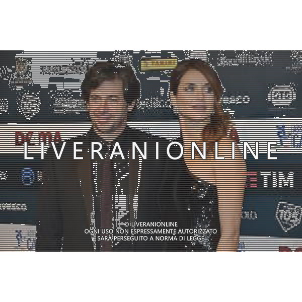 Demetrio Albertini ex calciatore e amministratore delegato di DEMA4 con la moglie Uriana Capone Gran Gala’ del Calcio Milano 2-12-2019 Megawatt Court foto Roberto Garavaglia - ag. Aldo Liverani sas