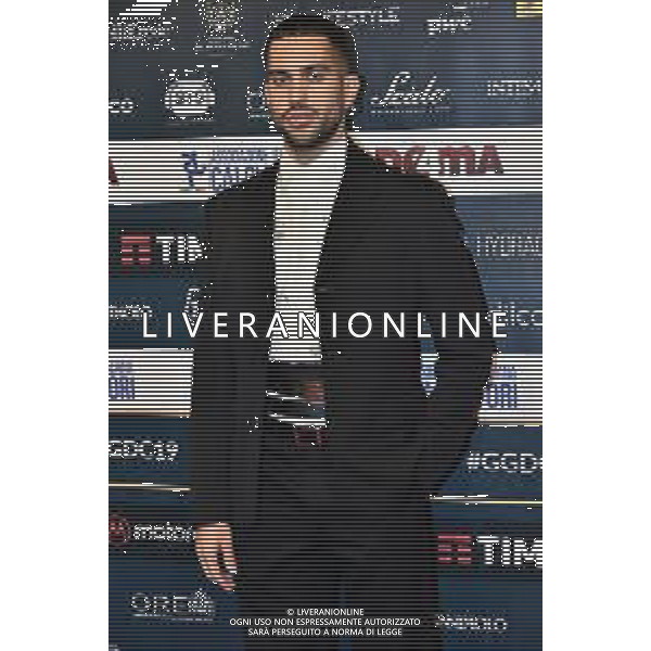 Alessandro Mahmoud in arte Mahmood cantante Gran Gala’ del Calcio Milano 2-12-2019 Megawatt Court foto Roberto Garavaglia - ag. Aldo Liverani sas