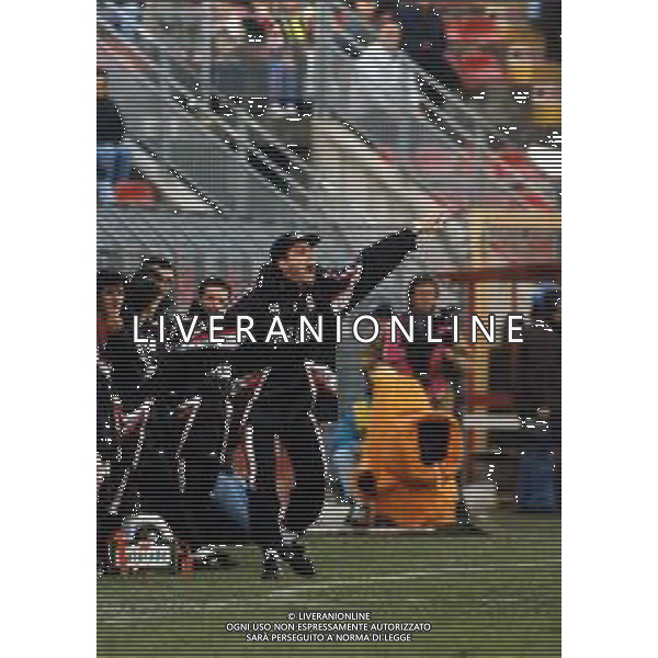 RETROSPETTIVA FRANCESCO GUIDOLIN CALCIATORE E ALLENATORE NELLA FOTO FRANCESCO GUIDOLIN ALLENATORE VICENZA CALCIO AG ALDO LIVERANI SAS