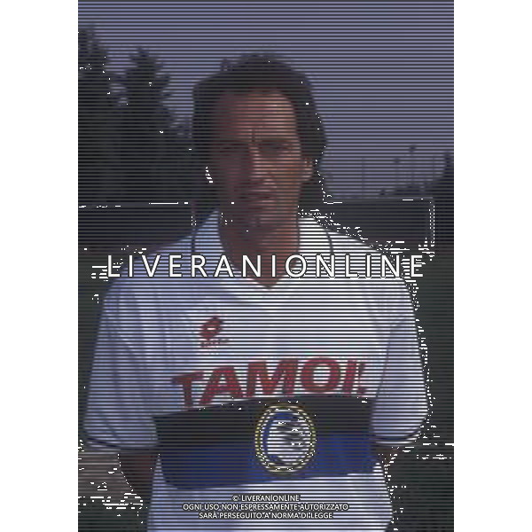 RETROSPETTIVA FRANCESCO GUIDOLIN CALCIATORE E ALLENATORE NELLA FOTO FRANCESCO GUIDOLIN ALLENATORE ATALANTA CALCIO AG ALDO LIVERANI SAS