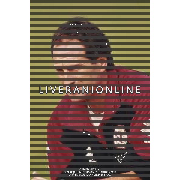 RETROSPETTIVA FRANCESCO GUIDOLIN CALCIATORE E ALLENATORE NELLA FOTO FRANCESCO GUIDOLIN ALLENATORE VICENZA CALCIO AG ALDO LIVERANI SAS