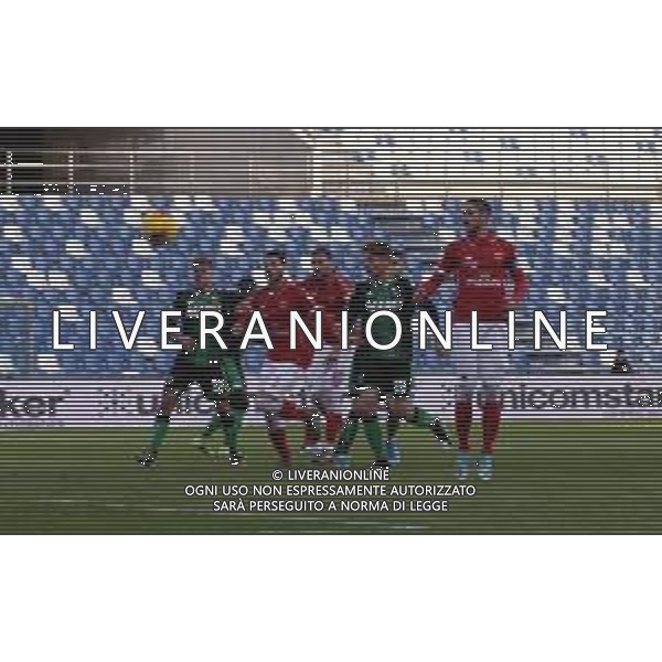 SASSUOLO - PERUGIA COPPA ITALIA QUARTO TURNO 04.12.2019 NELLA FOTO IL GOL DI HANS NICOLUSSI CAVIGLIA ©GS/AGENZIA ALDO LIVERANI SAS