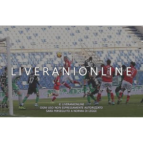 SASSUOLO - PERUGIA COPPA ITALIA QUARTO TURNO 04.12.2019 NELLA FOTO IL GOL DI PASQUALE MAZZOCCHI ©GS/AGENZIA ALDO LIVERANI SAS