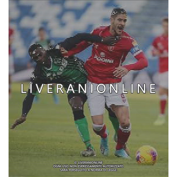 SASSUOLO - PERUGIA COPPA ITALIA QUARTO TURNO 04.12.2019 NELLA FOTO PEDRO OBIANG E DIEGO FALCINELLI ©GS/AGENZIA ALDO LIVERANI SAS