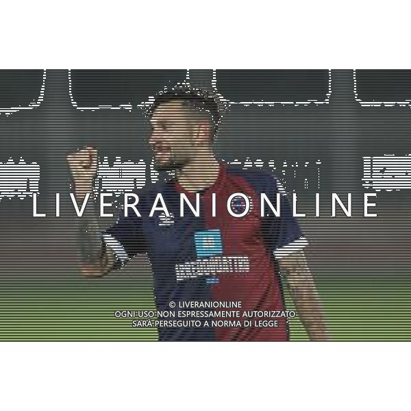 IMOLA 04 12 2019 IMOLESE CALCIO-TRIESTINA 1-1 SERIE C NELLA FOTO FILIPPO BOCCARDI ESULTA DOPO GOL SUL RIGORE ©SANNA/AGENZIA ALDO LIVERANI SAS