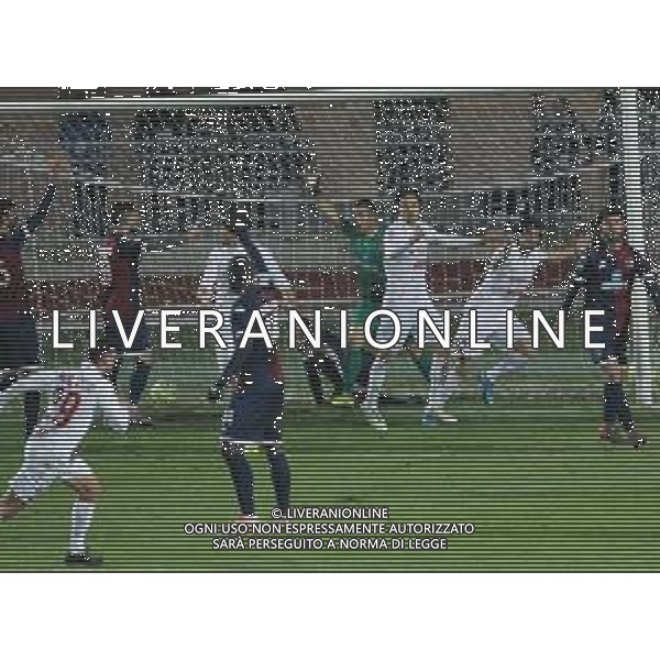 IMOLA 04 12 2019 IMOLESE CALCIO-TRIESTINA 1-1 SERIE C NELLA FOTO GOL ANNULLATO ALLA TRIESTINA ALL\'ULTIMO MINUTO DI GIOCO ©SANNA/AGENZIA ALDO LIVERANI SAS