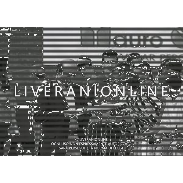RETROSPETTIVA LUCIANO MOGGI DIRIGENTE SPORTIVO NELLA FOTO LUCIANO MOGGI NELL\'ANNO 1996-1997 DIRIGENTE DELLA JUVENTUS AG ALDO LIVERANI SAS 