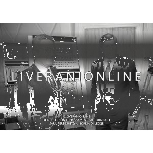 RETROSPETTIVA ANTONIO MATARRESE DIRIGENTE SPORTIVO NELLA FOTO ANTONIO MATERRESE CON LUCIANO NIZZOLA NELL\'ANNO 1992-1993 AG ALDO LIVERANI SAS