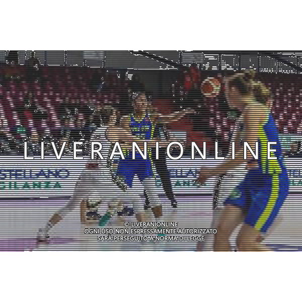 Basket Euroleague Women 2019/2020 Venezia, Italia 04/12/2019 Reyer Venezia vs ZVVZ USK Praha Nella foto: Alyssa Thomas del ZVVZ USK Praha in azione con Elisa Penna dell’Umana Reyer Venezia FOTO MATTIA RADONI-ALESSIO MARINI-AG ALDO LIVERANI SAS