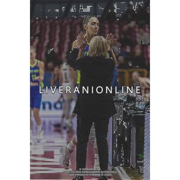Basket Euroleague Women 2019/2020 Venezia, Italia 04/12/2019 Reyer Venezia vs ZVVZ USK Praha Nella foto: Marija Rezan del ZVVZ USK Praha con Llallenatrice del ZVVZ USK Praha Natalia Hejkova FOTO MATTIA RADONI-ALESSIO MARINI-AG ALDO LIVERANI SAS