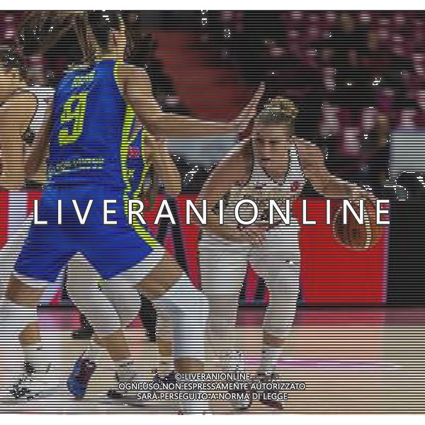 Basket Euroleague Women 2019/2020 Venezia, Italia 04/12/2019 Reyer Venezia vs ZVVZ USK Praha Nella foto: Jolene Anderson dell’Umana Reyer Venezia FOTO MATTIA RADONI-ALESSIO MARINI-AG ALDO LIVERANI SAS