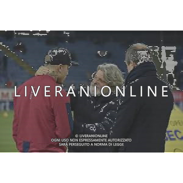 05/12/2019. Stadio Sardegna Arena Cagliari, Coppa Italia 2019/2020, Cagliari-Sampdoria. Nella foto nainggolan cagliari, presidente ferrero sampdoria. Foto Salvatore Moi-Agenzia Aldo Liverani sas.