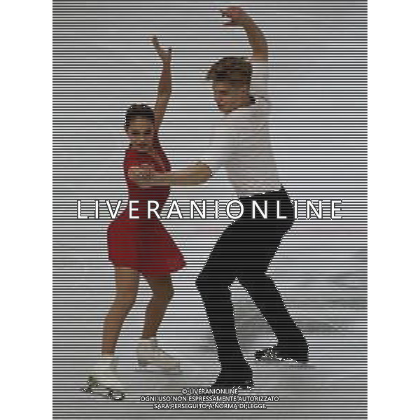 Ghiaccio Torino, Italia 05/12/2019 ISU Grand Prix of Figure Skating - Opening Ceremony - Day 1 - Junior Nella foto: Alina Papeleva e Roman Pleshkov (Junior Pairs - Russia) FOTO CLAUDIO BENEDETTO-ALESSIO MARINI-AG ALDO LIVERANI SAS