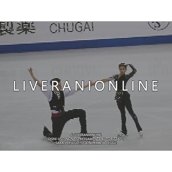 Ghiaccio Torino, Italia 05/12/2019 ISU Grand Prix of Figure Skating - Opening Ceremony - Day 1 - Junior Nella foto: Diana Mukhametzianova e Ilya Mironov (Junior Pairs - Russia) FOTO CLAUDIO BENEDETTO-ALESSIO MARINI-AG ALDO LIVERANI SAS