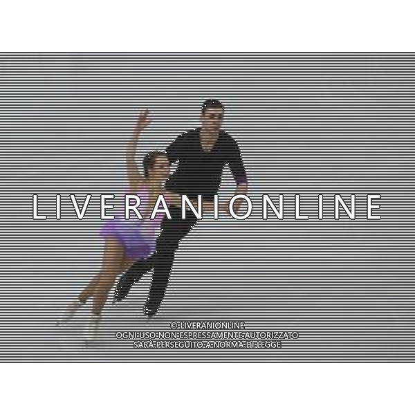 Ghiaccio Torino, Italia 05/12/2019 ISU Grand Prix of Figure Skating - Opening Ceremony - Day 1 - Junior Nella foto: Annika Hocke e Robert Kunkel (Junior Pairs - Germany) FOTO CLAUDIO BENEDETTO-ALESSIO MARINI-AG ALDO LIVERANI SAS