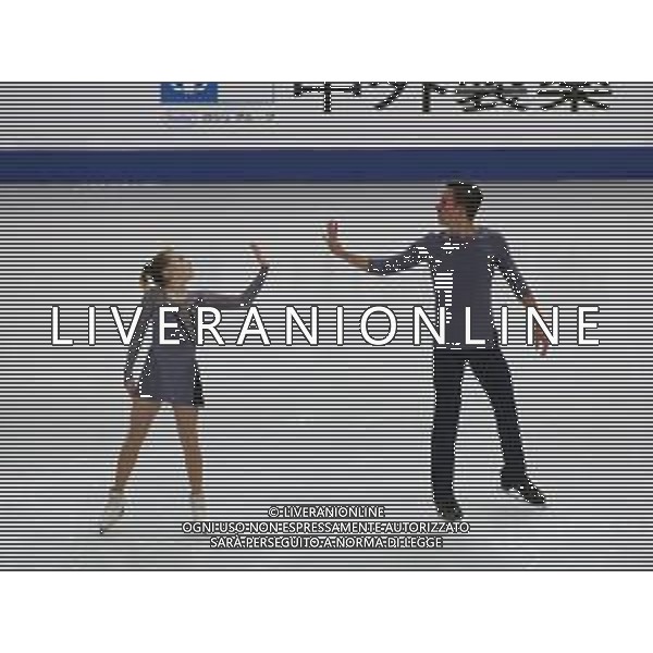 Ghiaccio Torino, Italia 05/12/2019 ISU Grand Prix of Figure Skating - Opening Ceremony - Day 1 - Junior Nella foto: Iuliia Artemeva e Michail Nazarychev (Junior Pairs - Russia) FOTO CLAUDIO BENEDETTO-ALESSIO MARINI-AG ALDO LIVERANI SAS