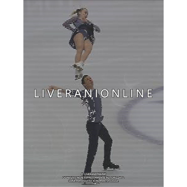 Ghiaccio Torino, Italia 05/12/2019 ISU Grand Prix of Figure Skating - Opening Ceremony - Day 1 - Junior Nella foto: Iuliia Artemeva e Michail Nazarychev (Junior Pairs - Russia) FOTO CLAUDIO BENEDETTO-ALESSIO MARINI-AG ALDO LIVERANI SAS