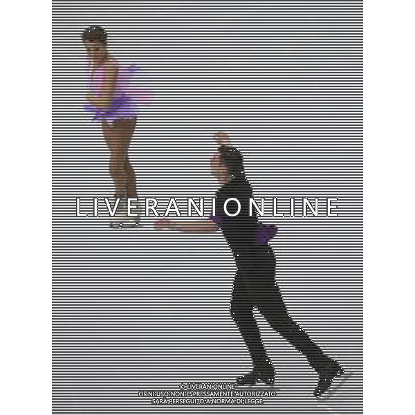 Ghiaccio Torino, Italia 05/12/2019 ISU Grand Prix of Figure Skating - Opening Ceremony - Day 1 - Junior Nella foto: Annika Hocke e Robert Kunkel (Junior Pairs - Russia) FOTO CLAUDIO BENEDETTO-ALESSIO MARINI-AG ALDO LIVERANI SAS