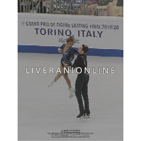 Ghiaccio Torino, Italia 05/12/2019 ISU Grand Prix of Figure Skating - Opening Ceremony - Senior - Day 1 Nella foto: Kirsten Moore-Towers e Michael Marinaro (Senior Pairs - Canada) FOTO CLAUDIO BENEDETTO-ALESSIO MARINI-AG ALDO LIVERANI SAS