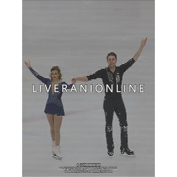 Ghiaccio Torino, Italia 05/12/2019 ISU Grand Prix of Figure Skating - Opening Ceremony - Senior - Day 1 Nella foto: Kirsten Moore-Towers e Michael Marinaro (Senior Pairs - Canada) FOTO CLAUDIO BENEDETTO-ALESSIO MARINI-AG ALDO LIVERANI SAS