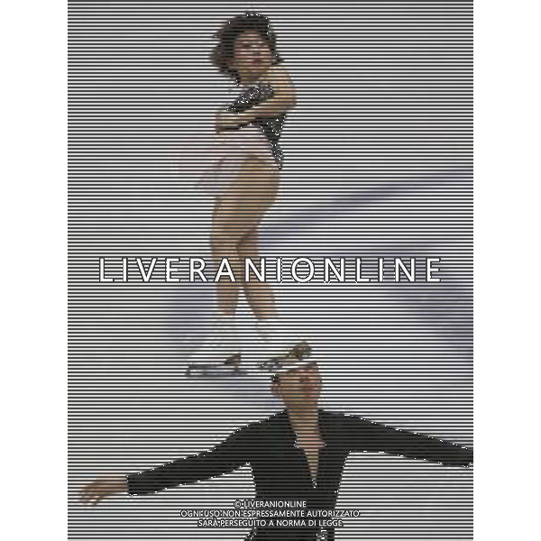 Ghiaccio Torino, Italia 05/12/2019 ISU Grand Prix of Figure Skating - Opening Ceremony - Senior - Day 1 Nella foto: Cheng Peng e Yang Jin (Senior Pairs - China) FOTO CLAUDIO BENEDETTO-ALESSIO MARINI-AG ALDO LIVERANI SAS