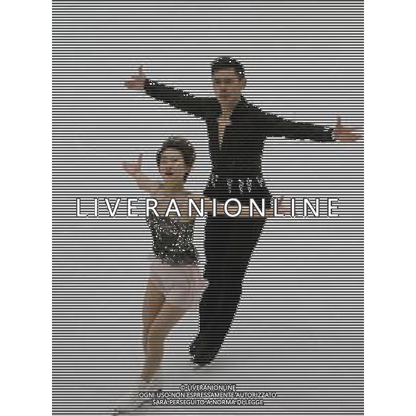 Ghiaccio Torino, Italia 05/12/2019 ISU Grand Prix of Figure Skating - Opening Ceremony - Senior - Day 1 Nella foto: Cheng Peng e Yang Jin (Senior Pairs - China) FOTO CLAUDIO BENEDETTO-ALESSIO MARINI-AG ALDO LIVERANI SAS