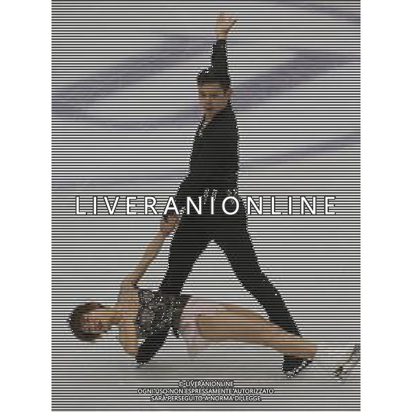 Ghiaccio Torino, Italia 05/12/2019 ISU Grand Prix of Figure Skating - Opening Ceremony - Senior - Day 1 Nella foto: Cheng Peng e Yang Jin (Senior Pairs - China) FOTO CLAUDIO BENEDETTO-ALESSIO MARINI-AG ALDO LIVERANI SAS