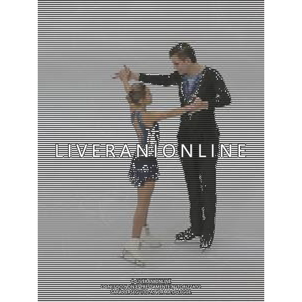 Ghiaccio Torino, Italia 05/12/2019 ISU Grand Prix of Figure Skating - Opening Ceremony - Senior - Day 1 Nella foto: Daria Pavliuchenko e Denis Khodykin (Senior Pairs - Russia) FOTO CLAUDIO BENEDETTO-ALESSIO MARINI-AG ALDO LIVERANI SAS