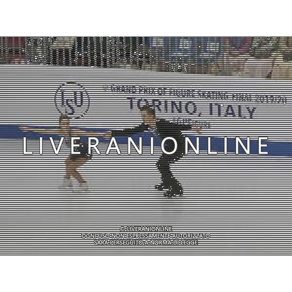 Ghiaccio Torino, Italia 05/12/2019 ISU Grand Prix of Figure Skating - Opening Ceremony - Senior - Day 1 Nella foto: Daria Pavliuchenko e Denis Khodykin (Senior Pairs - Russia) FOTO CLAUDIO BENEDETTO-ALESSIO MARINI-AG ALDO LIVERANI SAS
