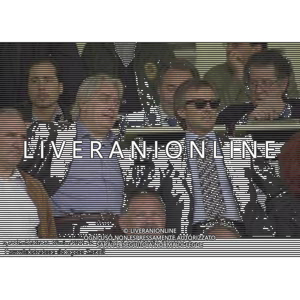La Spezia - Biellese 30-4-2000 da sx il presidente Trevisan e l\'amministratore delegato ZAnoli AG ALDO LIVERANI SAS