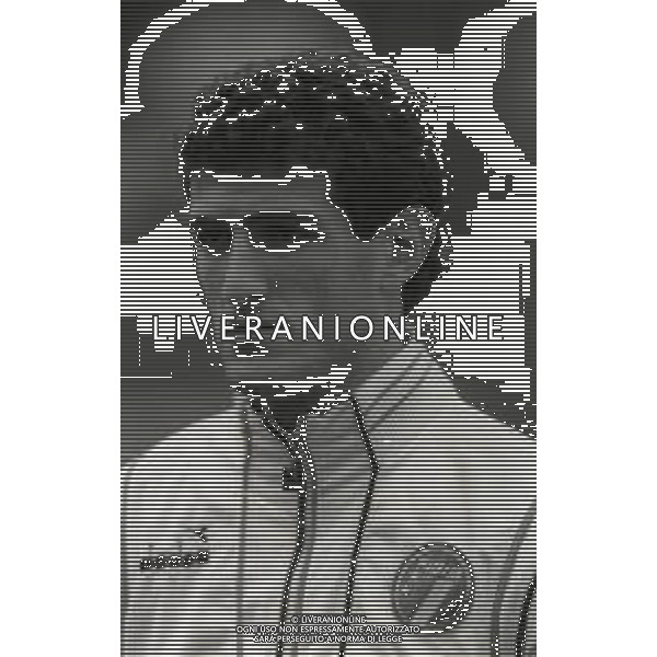 RETROSPETTIVA CIRO FERRARA CALCIATORE NELLA FOTO CIRO FERRARA CON LA MAGLIA DELLA NAZIONALE ITALIANA AG ALDO LIVERANI SAS
