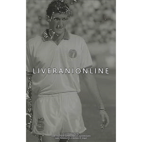 RETROSPETTIVA CIRO FERRARA CALCIATORE NELLA FOTO CIRO FERRARA CON LA MAGLIA DELLA NAZIONALE ITALIANA AG ALDO LIVERANI SAS