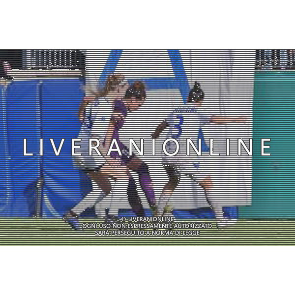 Campionato Italiano di Calcio Serie A Femminile 2019/2020 Empoli, Italia 07/12/2019 Empoli Ladies vs Fiorentina Women Nella foto: Ilaria Mauro (Fiorentina Women\'s) tra Emily Jayne Garnier (Empoli Ladies) e Lucia Di Guglielmo (Empoli Ladies) FOTO LISA GUGLIELMI-ALESSIO MARINI-AG ALDO LIVERANI SAS