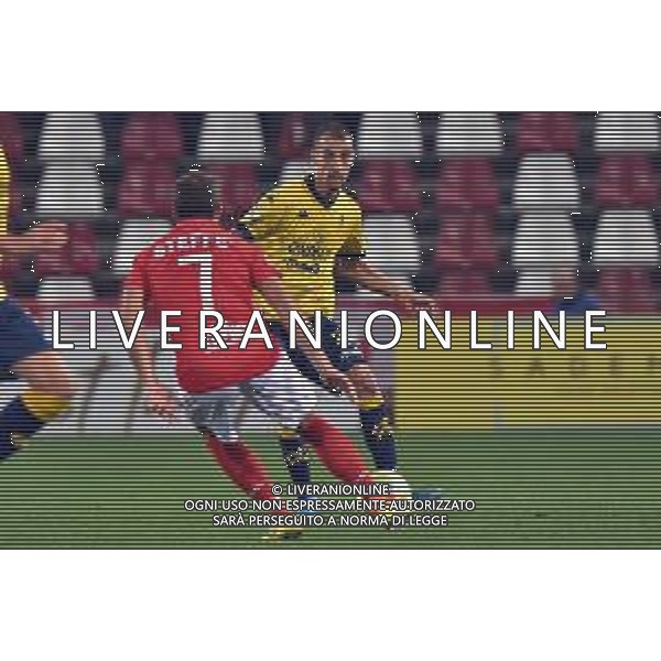 Campionato Italiano di Calcio Serie C - Lega Pro 2019/2020 Trieste, Italia 08/12/2019 Triestina Vs Modena Nella foto: Mickael Varutti del Modena contrastato da Denetrio Steff¬è della Triestina. foto f de bernardi-alessio marini-ag aldo liverani sas