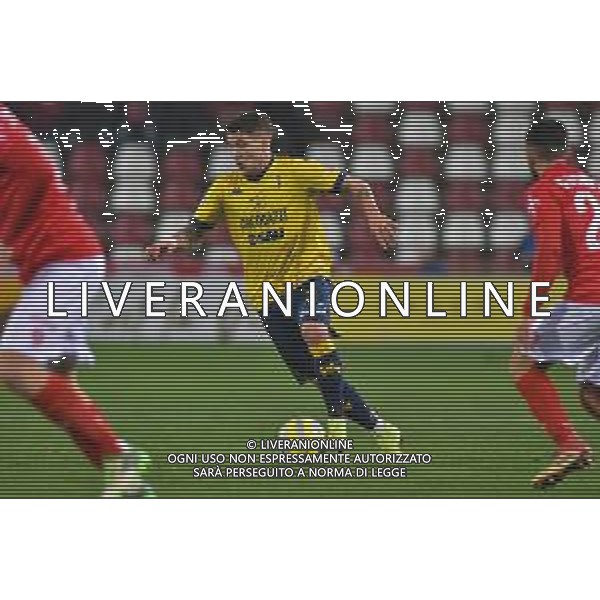 Campionato Italiano di Calcio Serie C - Lega Pro 2019/2020 Trieste, Italia 08/12/2019 Triestina Vs Modena Nella foto: Tiziano Tulissi del Modena contrastato da Daniele Giorico della Triestina. foto f de bernardi-alessio marini-ag aldo liverani sas