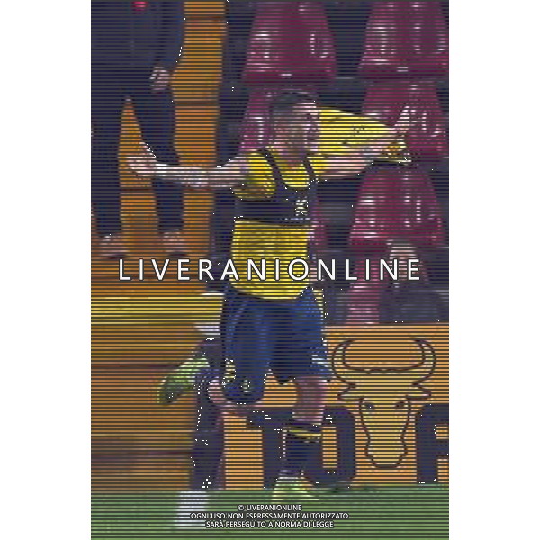Campionato Italiano di Calcio Serie C - Lega Pro 2019/2020 Trieste, Italia 08/12/2019 Triestina Vs Modena Nella foto: Tiziano Tulissi esulta dopo aver segnato il gol del Modena per l FOTO F DE BERNARDI-ALESSIO MARINI-AG ALDO LIVERANI SAS