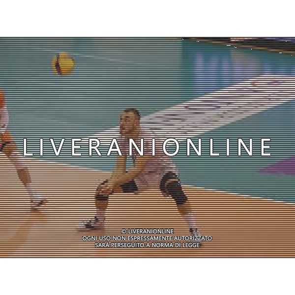 Campionato Italiano di Volley Superlega Serie A 2019/2020 Latina, Italia 08/12/2019 Top Volley Cisterna vs Tonno Callipo Calabria Vibo Valentia Nella foto: ricezione Moritz Karlitzek FOTO LUIGI MARIANI-ALESSIO MARINI-AG ALDO LIVERANI SAS