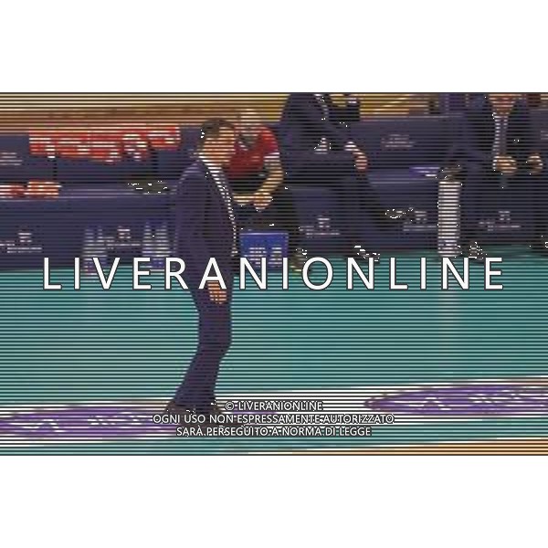 Campionato Italiano di Volley Superlega Serie A 2019/2020 Latina, Italia 08/12/2019 Top Volley Cisterna vs Tonno Callipo Calabria Vibo Valentia Nella foto: coach Juan Manuel Cichello FOTO LUIGI MARIANI-ALESSIO MARINI-AG ALDO LIVERANI SAS